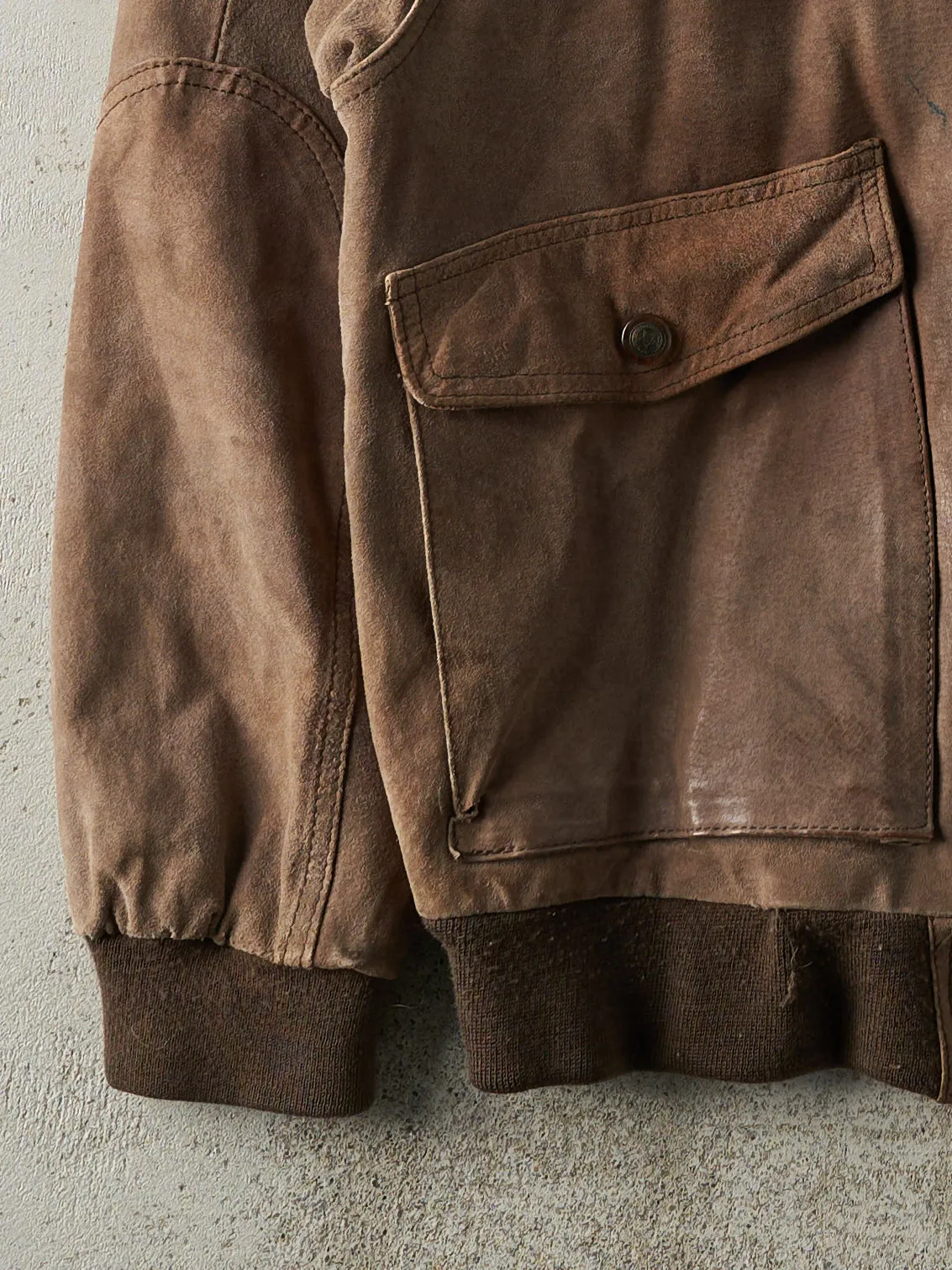 Vintage 80s Brown Weekends Adventure Leather Jacket (M) sold by Rebalance Vintage product image thumbnail 3