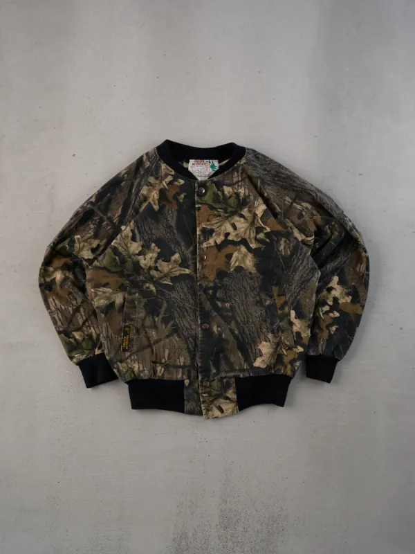 Vintage 90s Green Realtree Camo Light Weight Bomber Jacket (M) sold by Rebalance Vintage