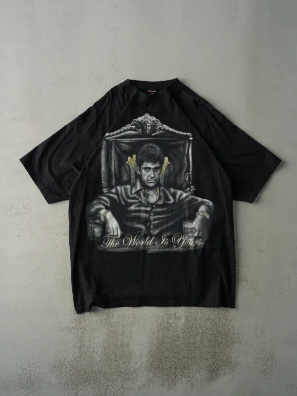 Vintage Black Scarface "The World Is Yours" Tee (XXL) sold by Rebalance Vintage