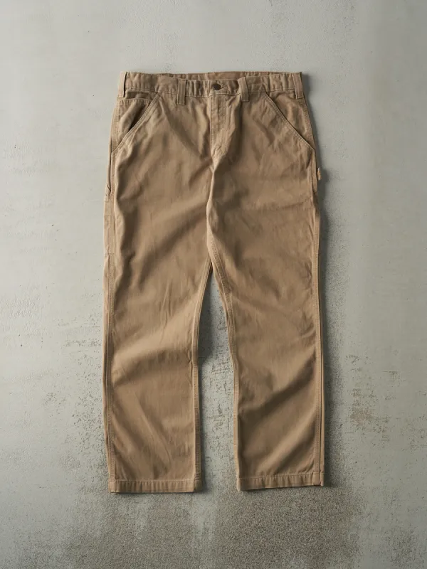 Vintage Y2K Beige Carhartt Lightweight Carpenter Pants (36x30) sold by Rebalance Vintage