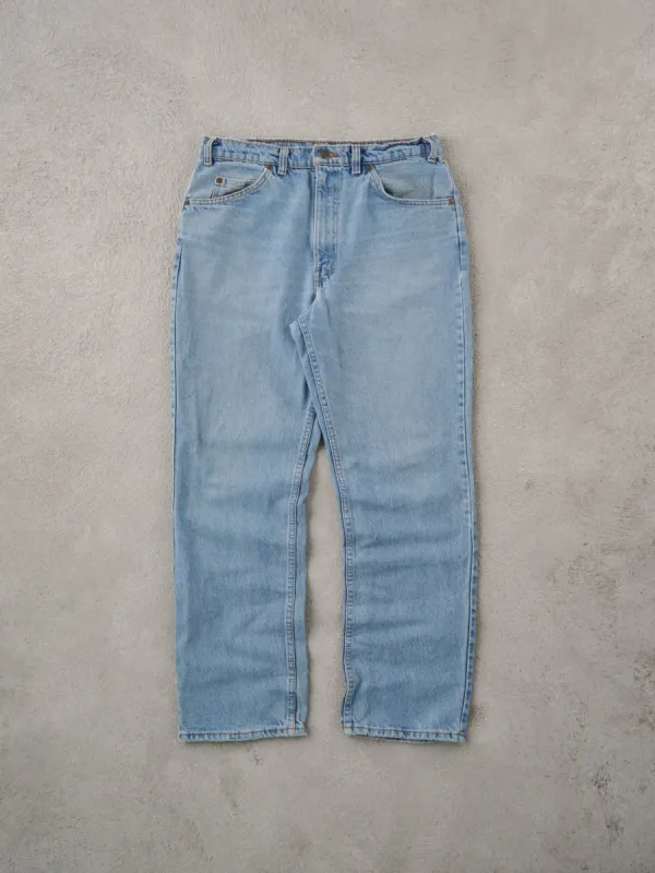Vintage 70s Light Blue Levi's 619 Denim Jeans (34x30) sold by Rebalance Vintage