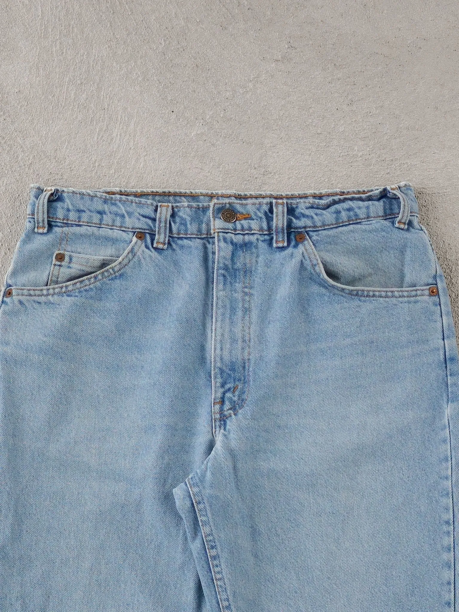 Vintage 70s Light Blue Levi's 619 Denim Jeans (34x30) sold by Rebalance Vintage product image thumbnail 3