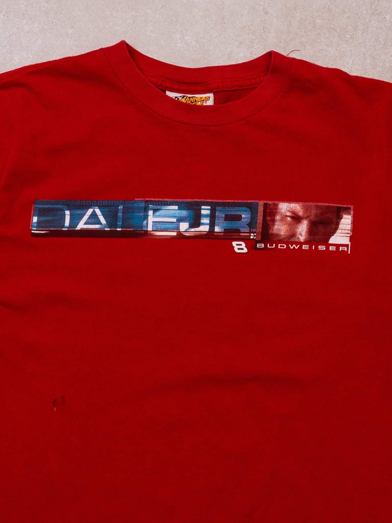 Vintage Red Dale Jr #8 Budweiser NASCAR Tee (M) sold by Rebalance Vintage product image thumbnail 4