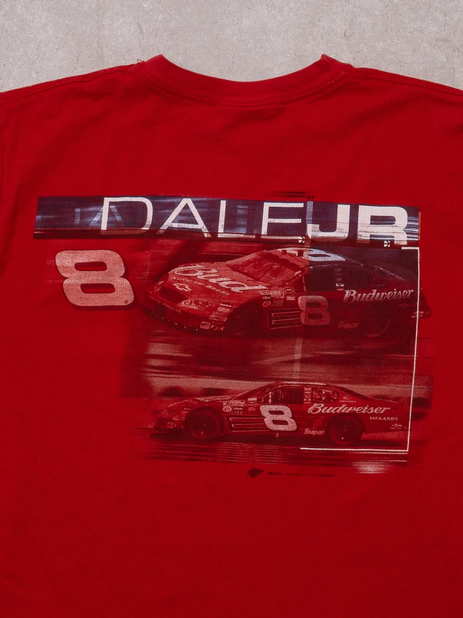 Vintage Red Dale Jr #8 Budweiser NASCAR Tee (M) sold by Rebalance Vintage product image thumbnail 2