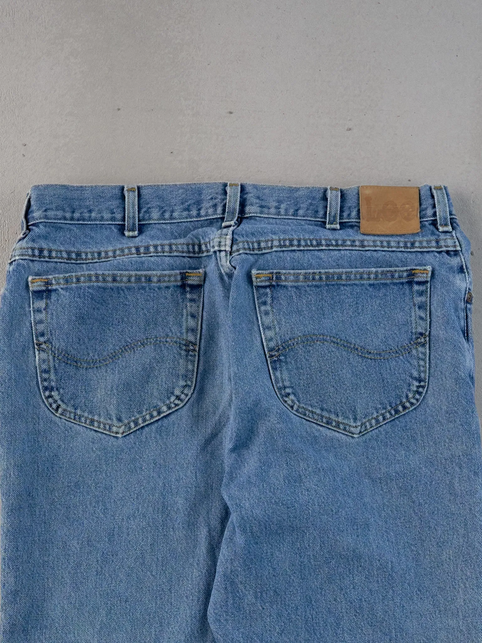 Vintage 90s Blue Lee Denim Jeans (35x31) sold by Rebalance Vintage product image thumbnail 4