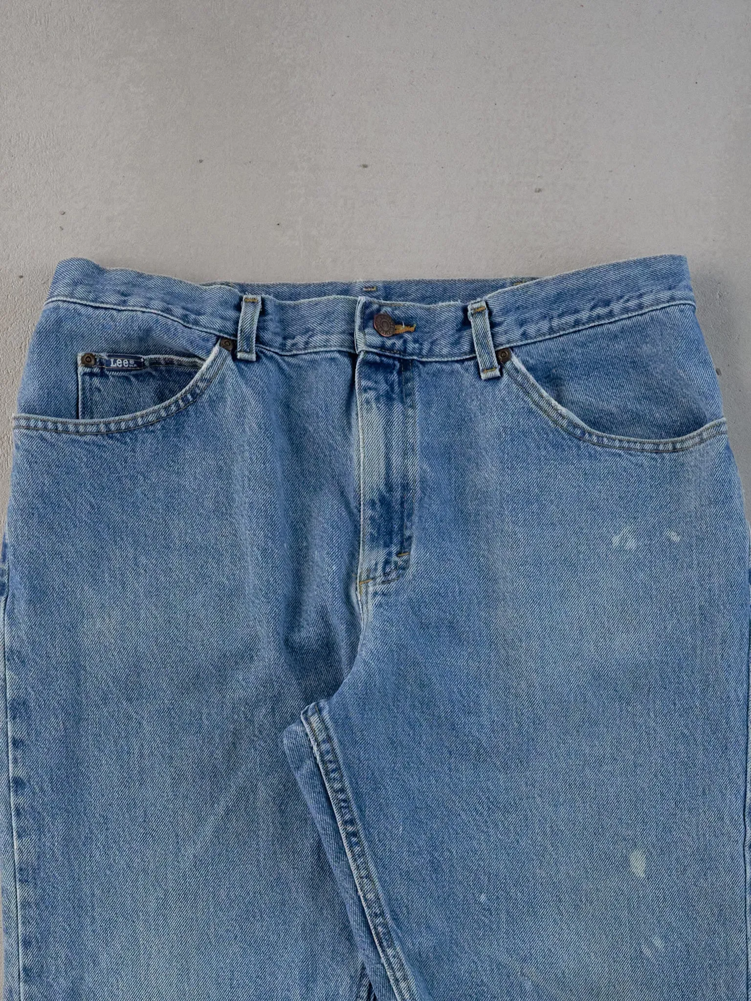 Vintage 90s Blue Lee Denim Jeans (35x31) sold by Rebalance Vintage product image thumbnail 3