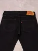 Vintage 90s Black Levi's 501 Regular fit Denim Jeans (32x32) sold by Rebalance Vintage