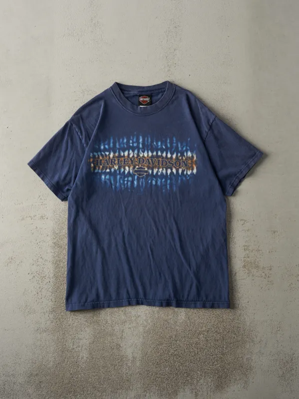 Vintage 02' Navy Blue Charleston, SC Harley Davidson Tee (M) sold by Rebalance Vintage