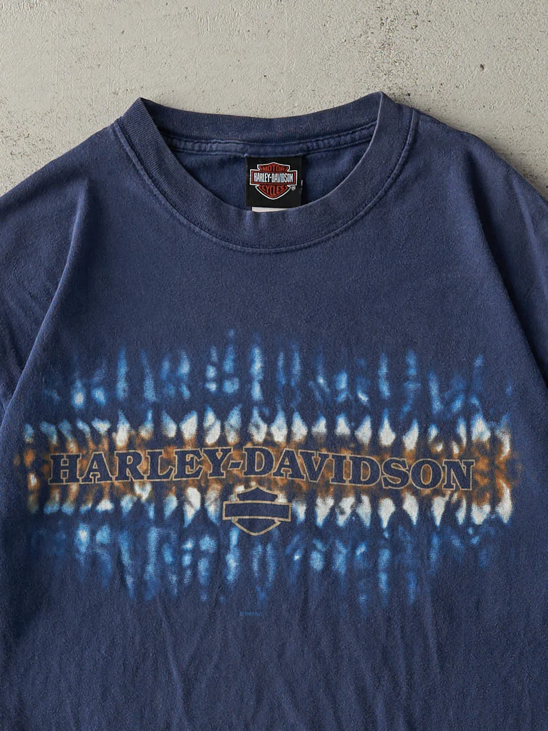 Vintage 02' Navy Blue Charleston, SC Harley Davidson Tee (M) sold by Rebalance Vintage product image thumbnail 3