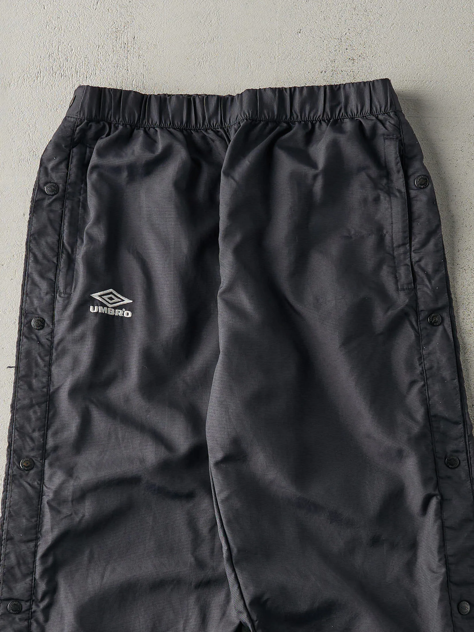 Vintage Y2K Black Umbro Tear Away Track Pants (31x30) sold by Rebalance Vintage product image thumbnail 3