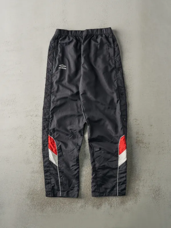 Vintage Y2K Black Umbro Tear Away Track Pants (31x30) sold by Rebalance Vintage