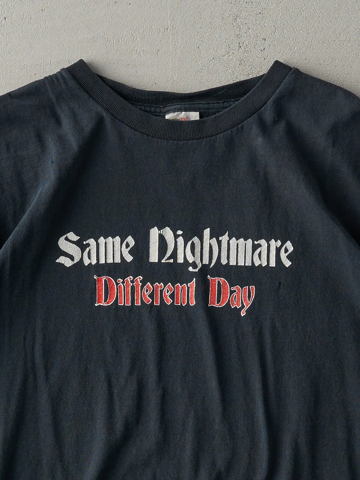 Vintage 90's Black "Same Nightmare" Tee (M) sold by Rebalance Vintage product image thumbnail 4