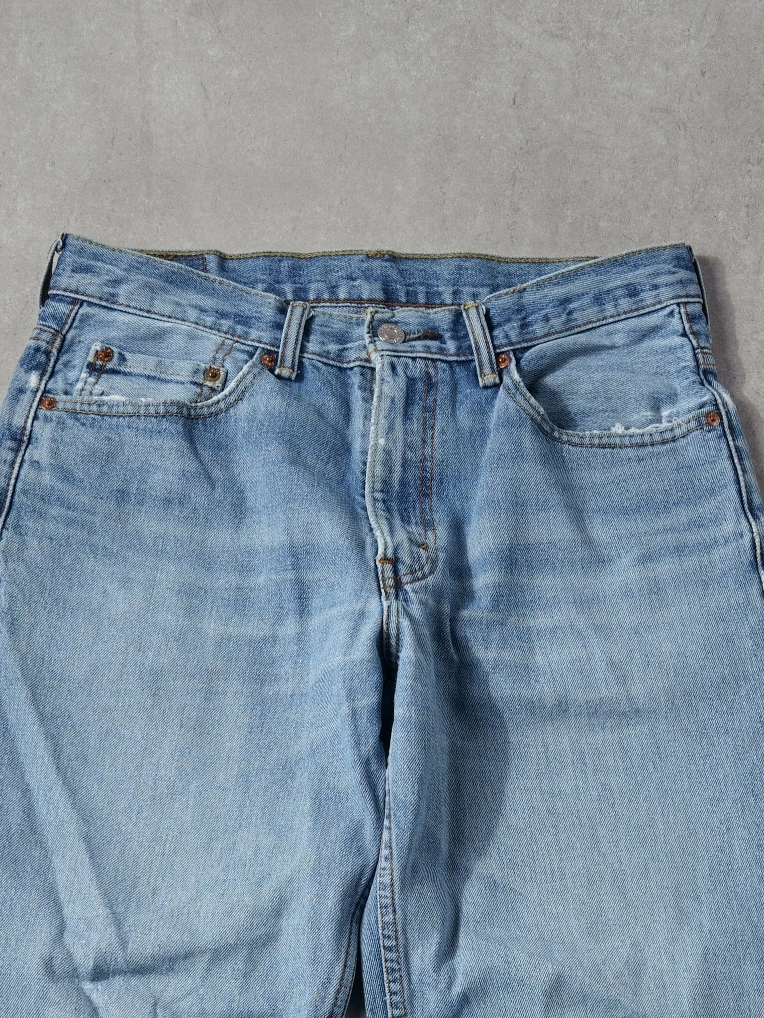 Vintage 90s Light Washed Levi's 550 Denim Jeans (32x29) sold by Rebalance Vintage product image thumbnail 3