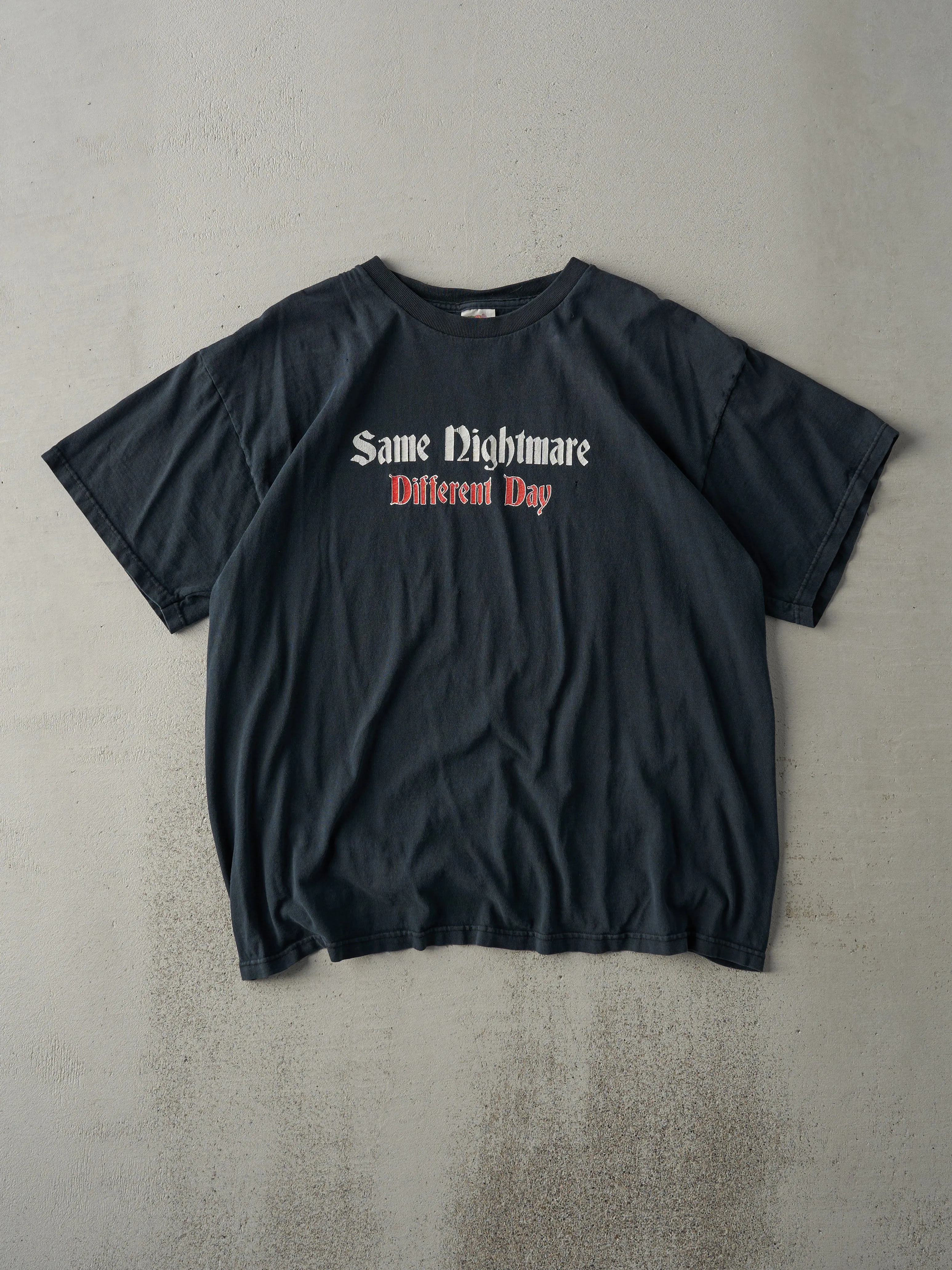 Vintage 90's Black "Same Nightmare" Tee (M) sold by Rebalance Vintage