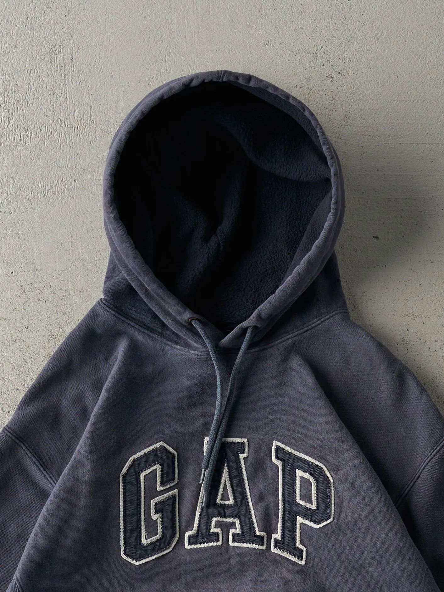 Vintage 90s Washed Blue Gap Hoodie (M) sold by Rebalance Vintage product image thumbnail 2