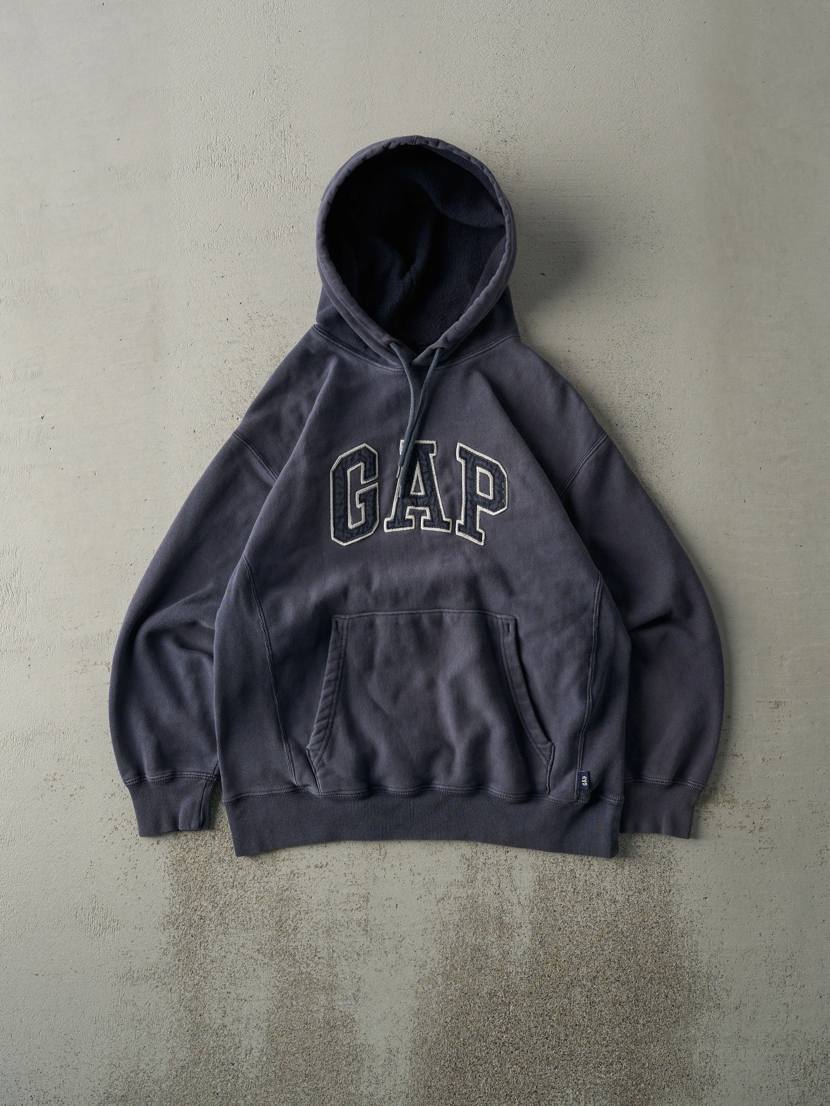 Vintage 90s Washed Blue Gap Hoodie (M) sold by Rebalance Vintage