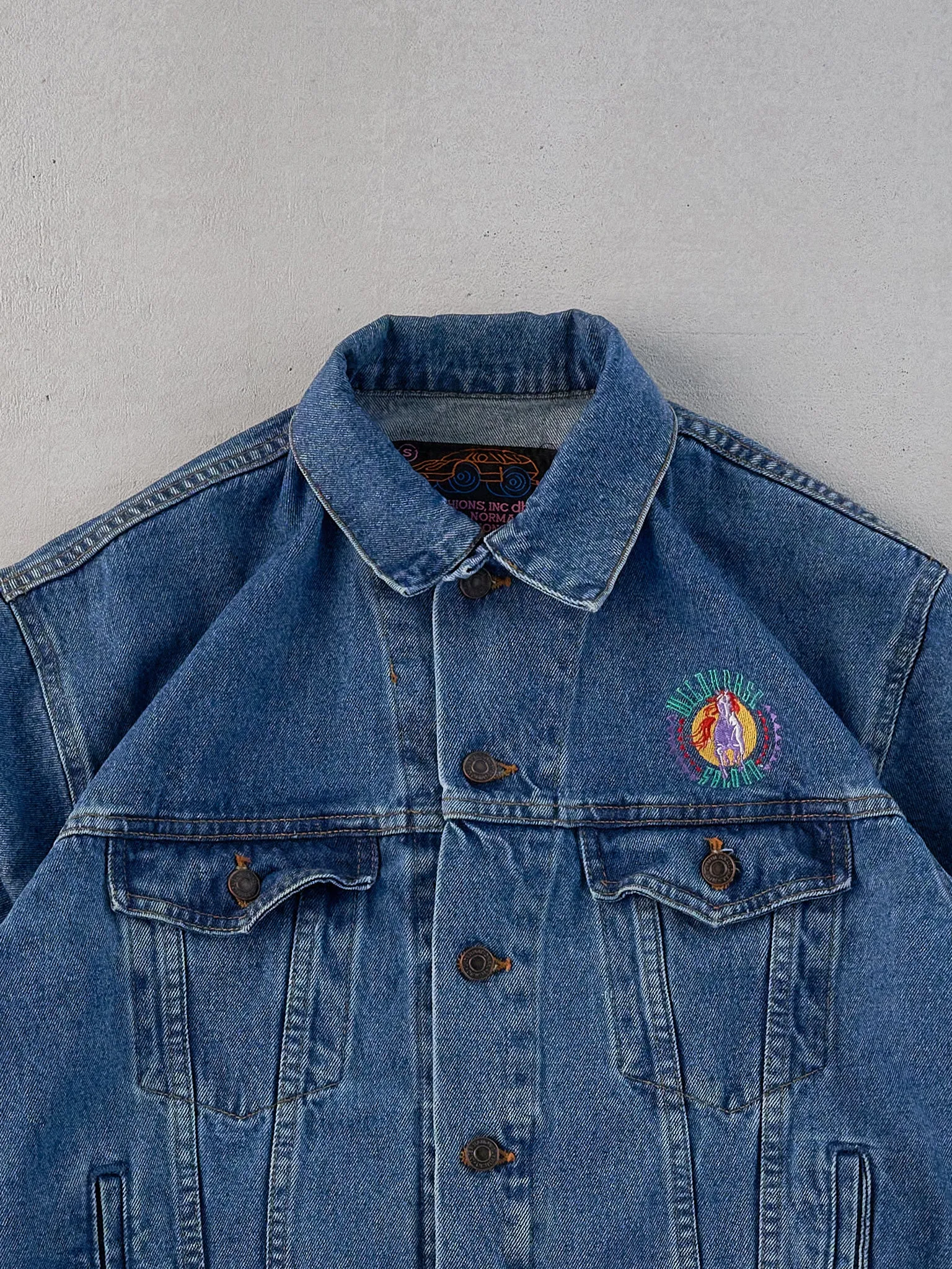 Vintage 94' Blue Wild Horse Saloon Nashville Denim Jacket (M) sold by Rebalance Vintage product image thumbnail 3