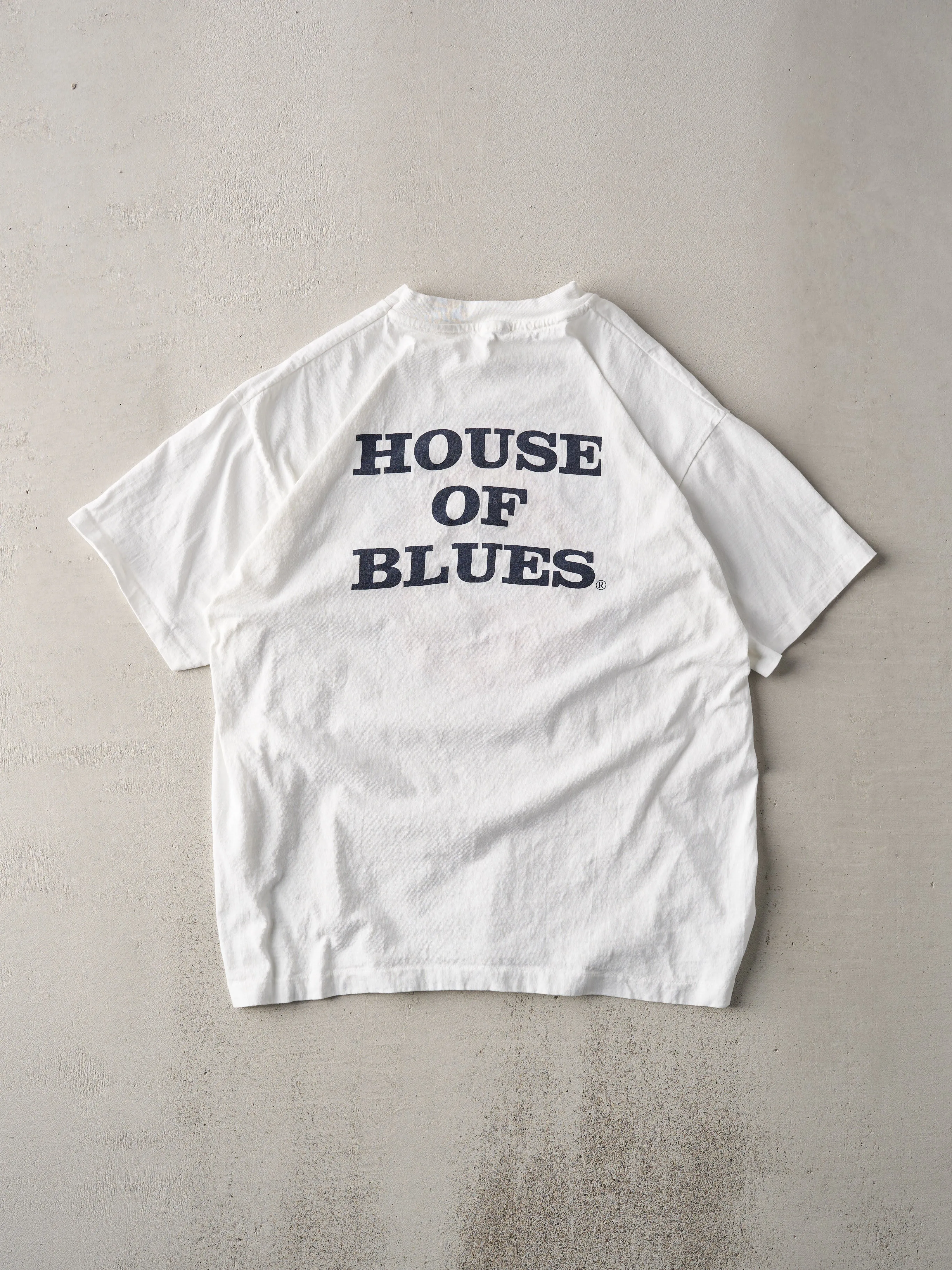 Vintage '97 White New Orleans Super Bowl House of Blues Tee (M) sold by Rebalance Vintage product image thumbnail 2