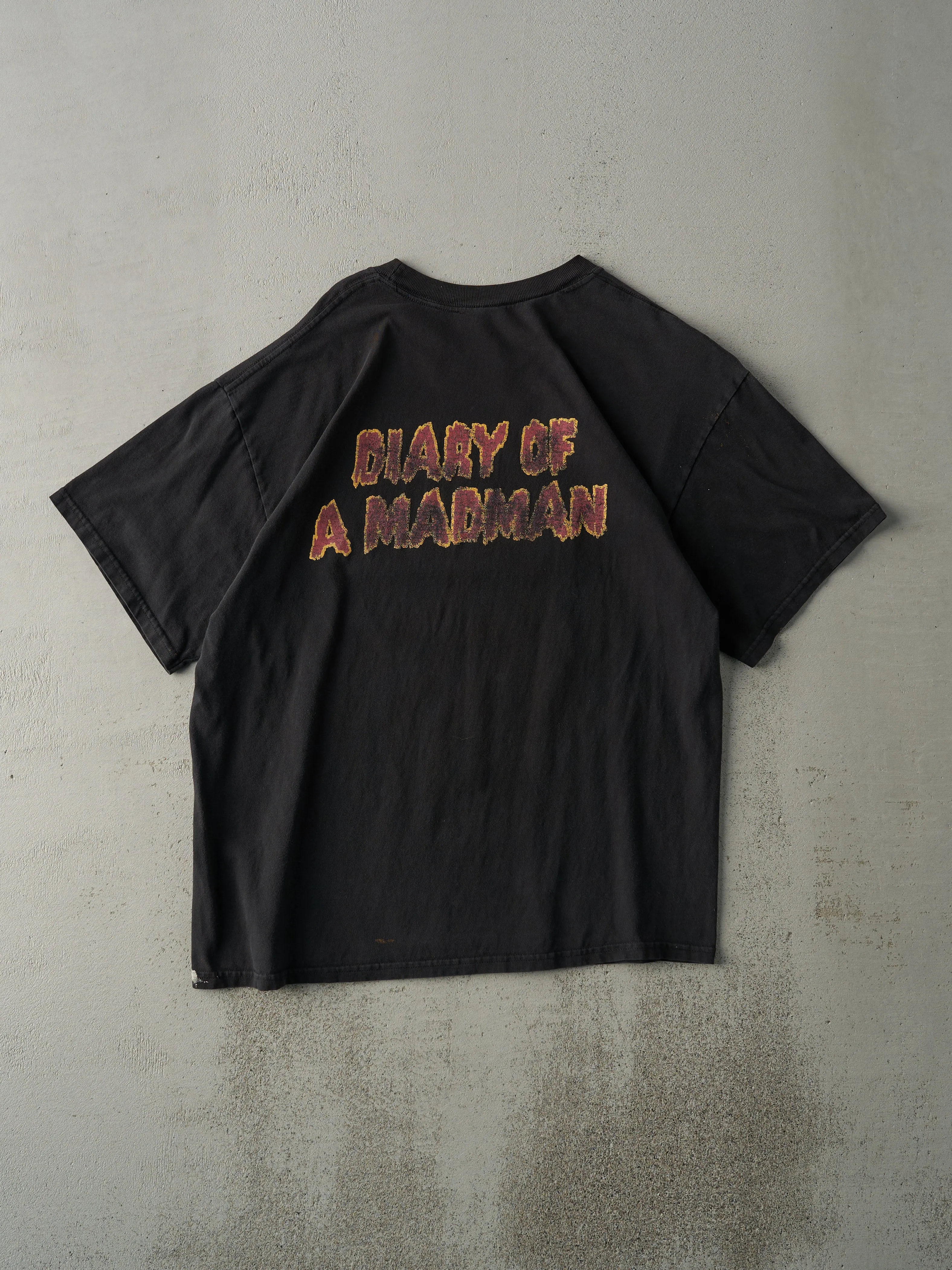 Vintage 90s Faded Black Ozzy Osbourne "Diary Of A Madman" Tee (L) sold by Rebalance Vintage product image thumbnail 2