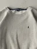 Vintage Y2K Grey Embroidered Polo Logo Boxy Crewneck (XL/XXL) sold by Rebalance Vintage