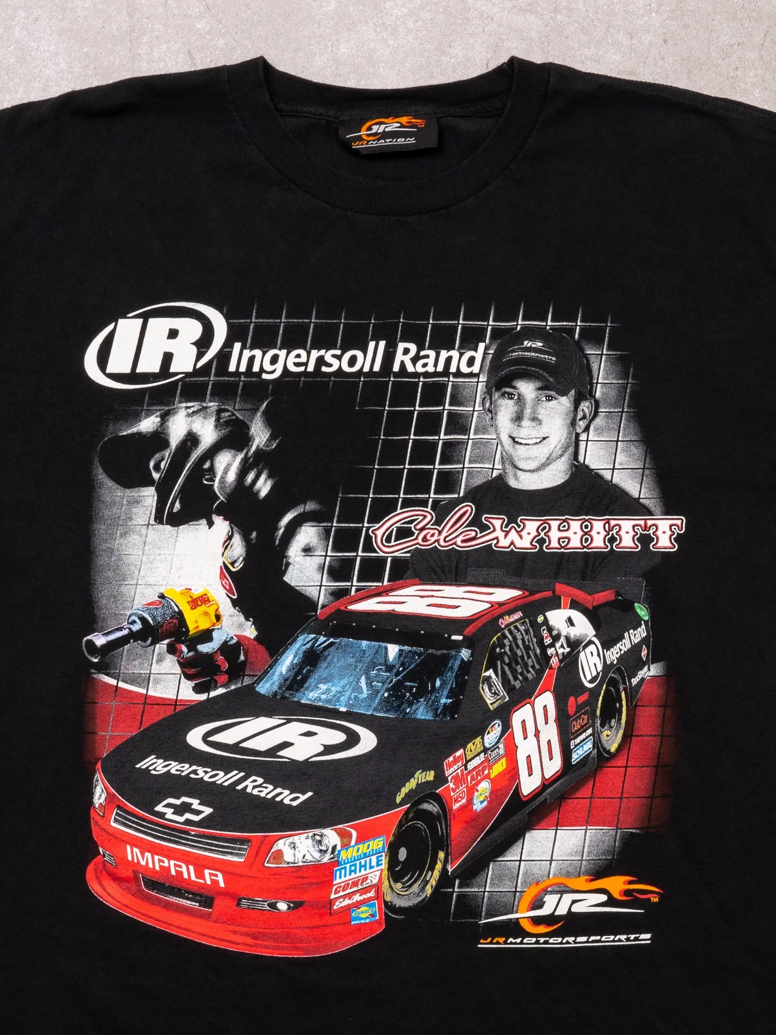 Vintage Y2K Black Cole Whitt Racing Tee (L/XL) sold by Rebalance Vintage product image thumbnail 2