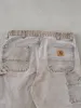 Vintage 90s Washed Light Brown Faded Carhartt Carpenter Pants (38x30) sold by Rebalance Vintage
