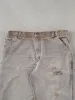 Vintage 90s Washed Light Brown Faded Carhartt Carpenter Pants (38x30) sold by Rebalance Vintage