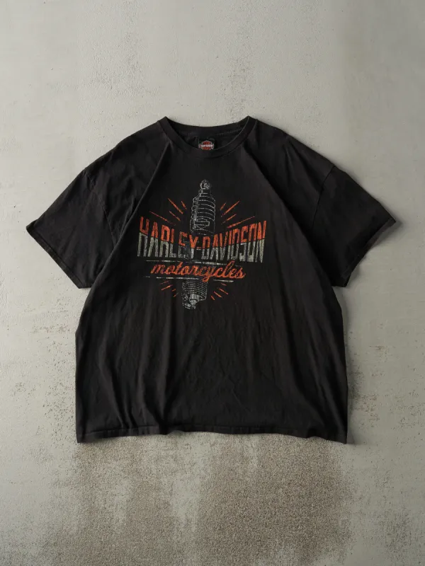 Vintage Y2K Black Quebec Harley Davidson Tee (L) sold by Rebalance Vintage
