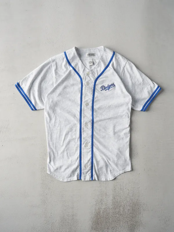 Vintage 90s Grey Dodgers Cotton Jersey (M) sold by Rebalance Vintage