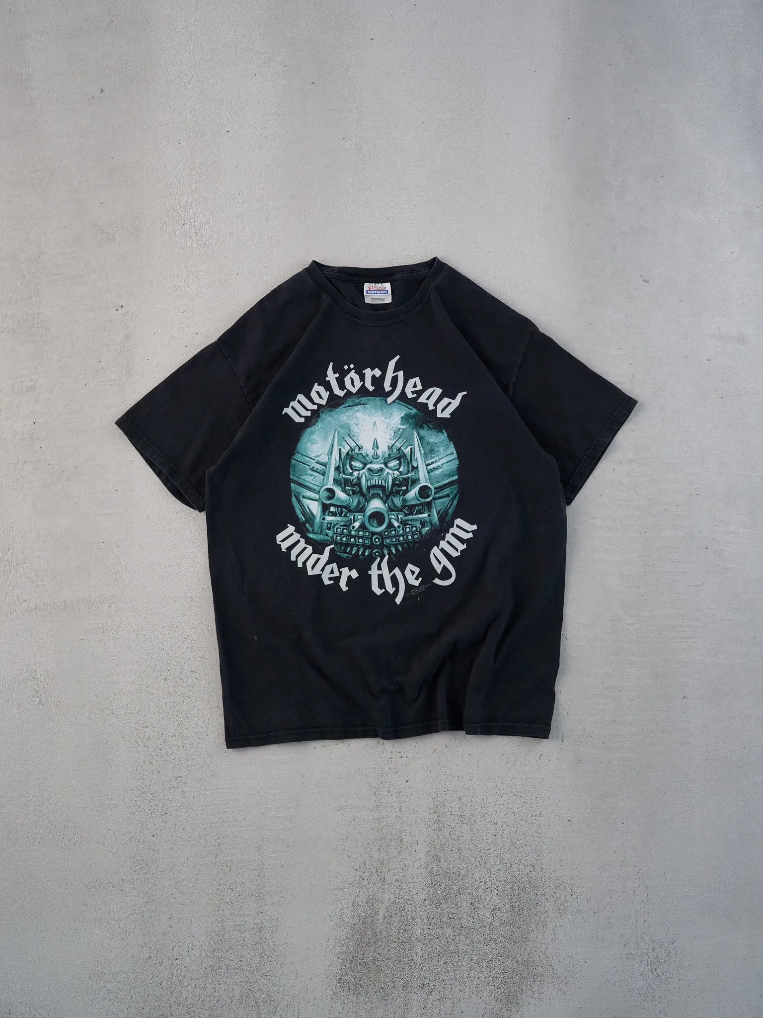 Vintage 90s Black Motorhead under the gun Graphic Tee (M) sold by Rebalance Vintage