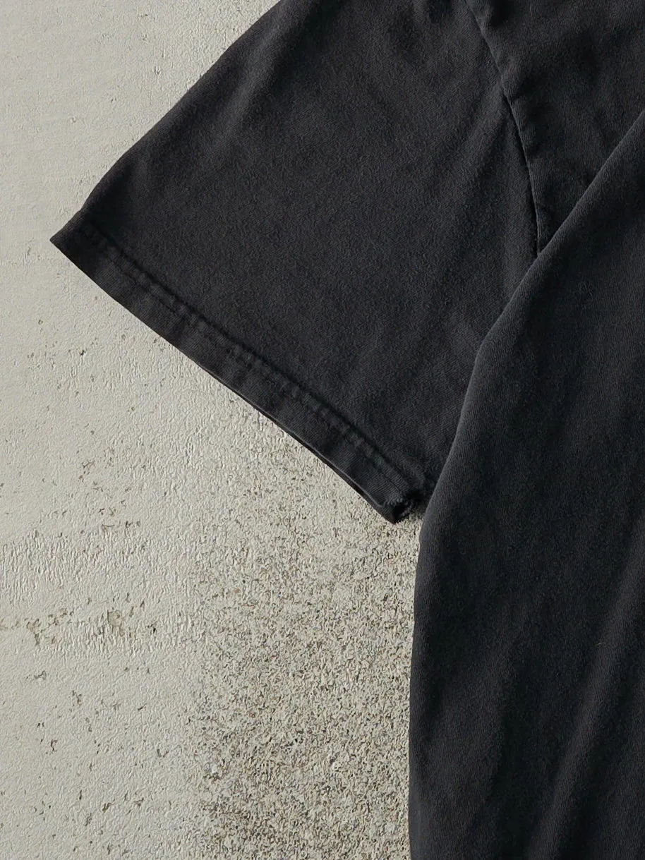 Vintage Y2K Black Embroidered Nike Swoosh Tee (M) sold by Rebalance Vintage product image thumbnail 3