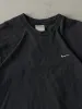Vintage Y2K Black Embroidered Nike Swoosh Tee (M) sold by Rebalance Vintage