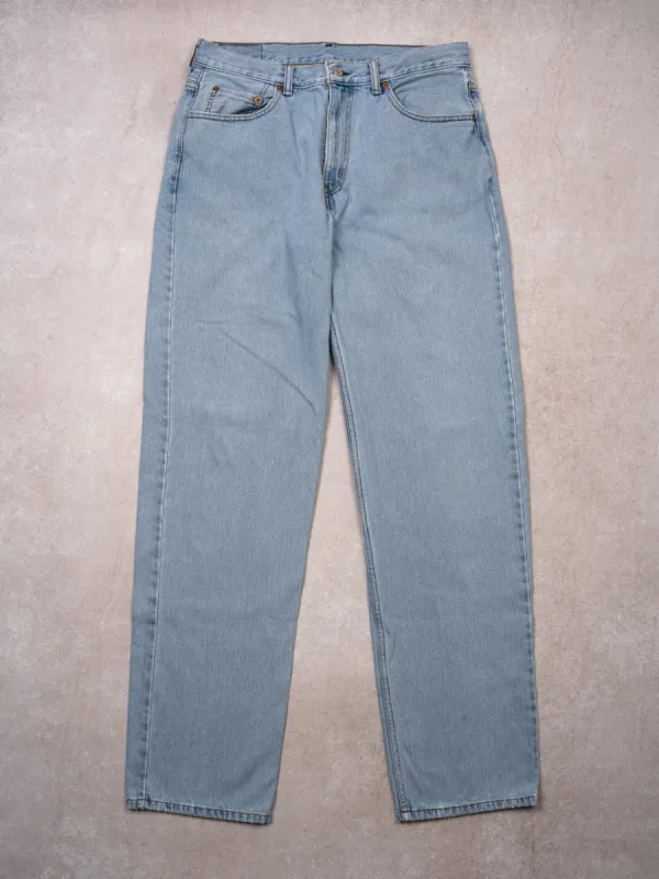 Vintage Light Blue Levi Straight Leg Jeans (34 x 35) sold by Rebalance Vintage