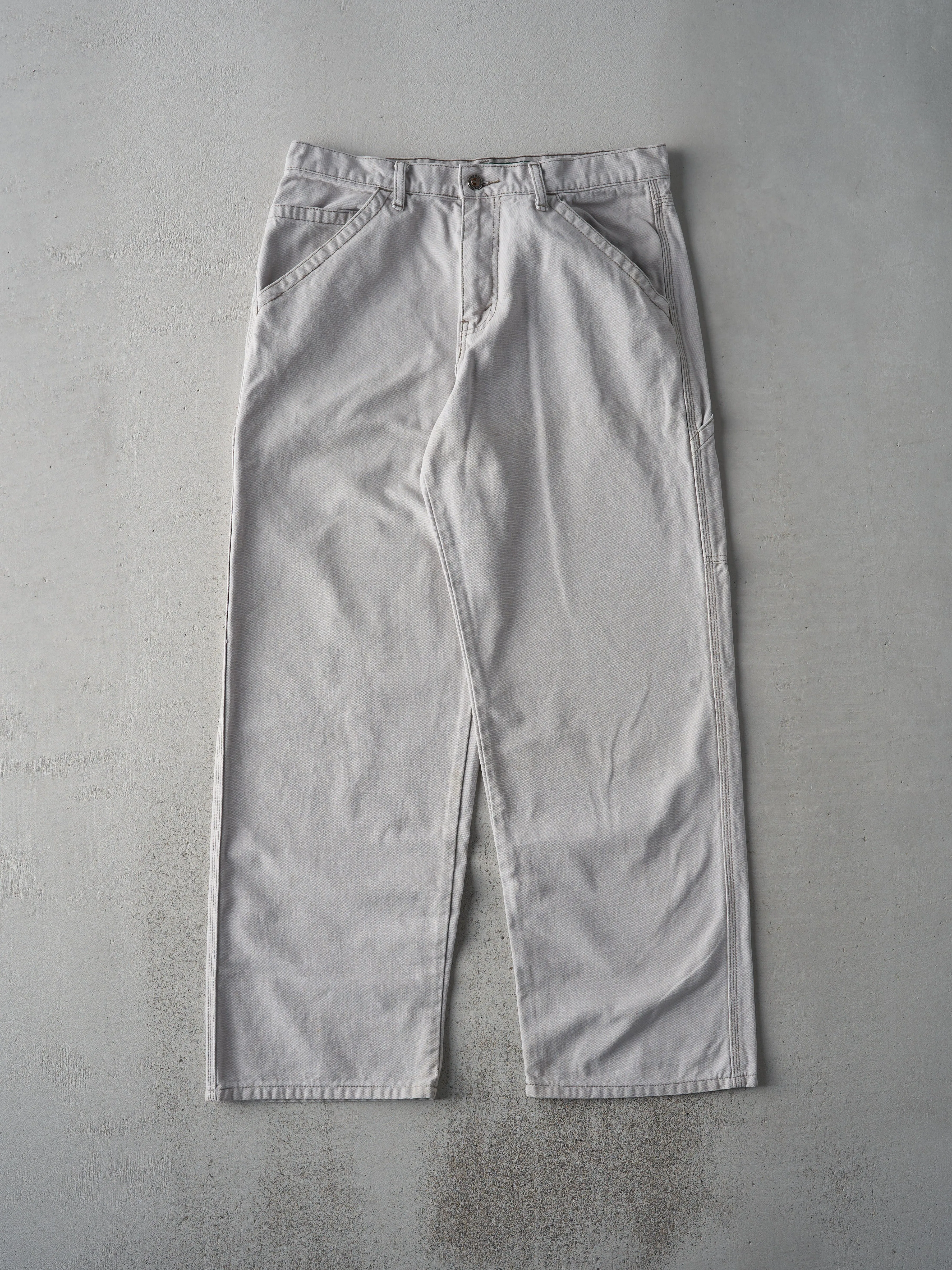 Vintage 90s Light Grey Levi's Silver Tab Pants (33x30) sold by Rebalance Vintage product image thumbnail 2