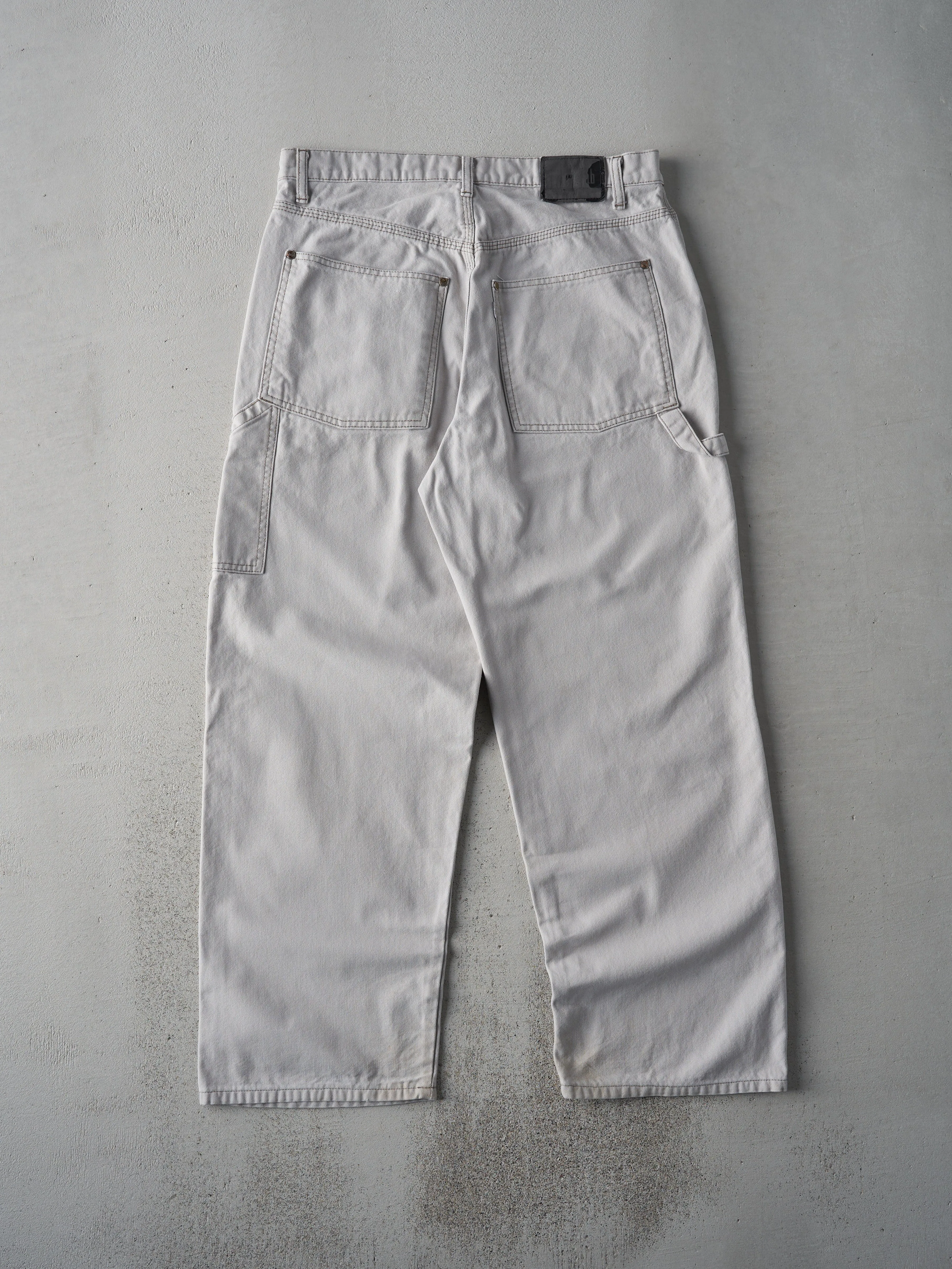 Vintage 90s Light Grey Levi's Silver Tab Pants (33x30) sold by Rebalance Vintage