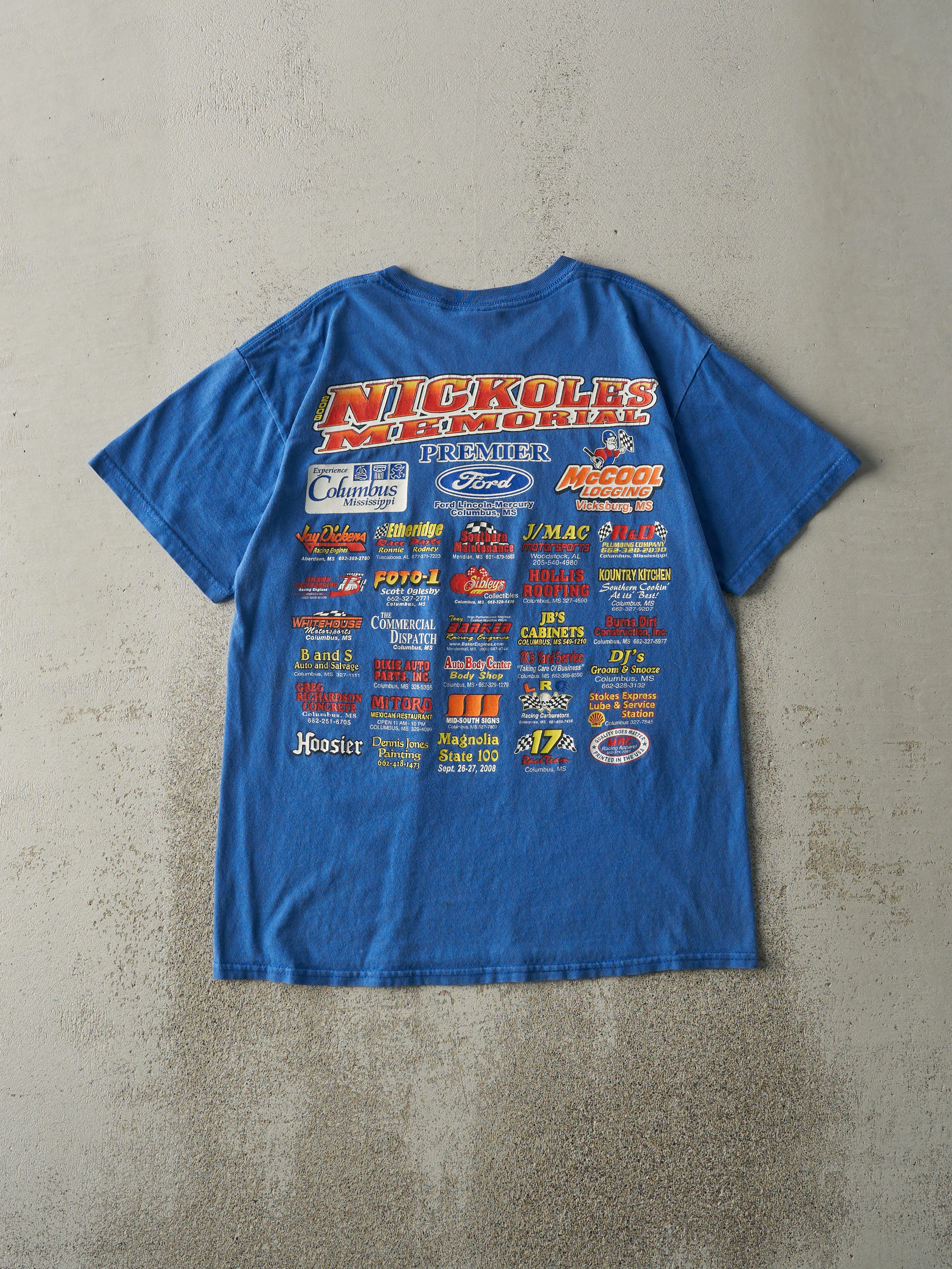 Vintage 08' Blue Ford Premier Racing Tee (S/M) sold by Rebalance Vintage product image thumbnail 2