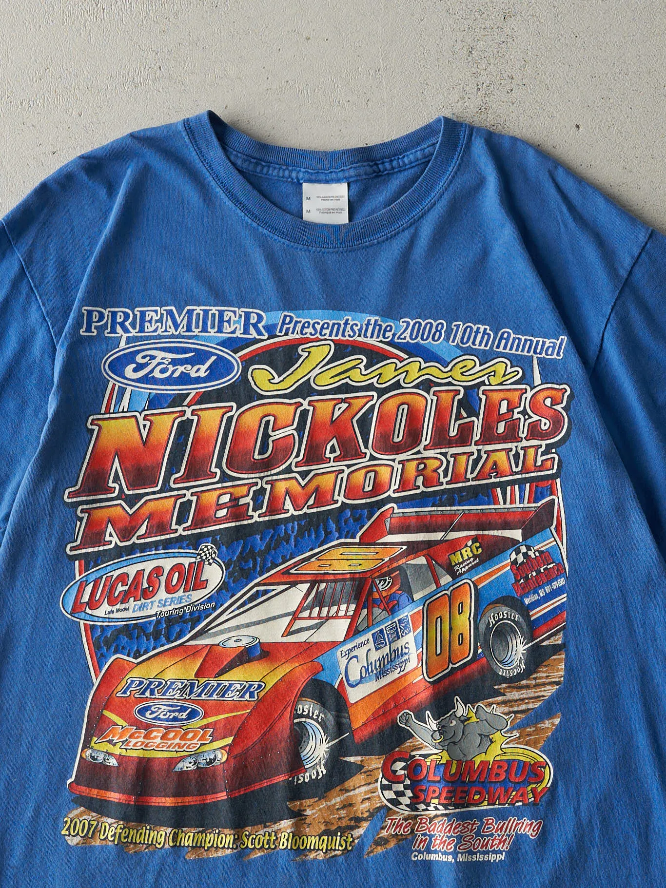 Vintage 08' Blue Ford Premier Racing Tee (S/M) sold by Rebalance Vintage product image thumbnail 3