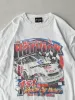 Vintage 01' White Kevin Harvick Nascar Tee (L) sold by Rebalance Vintage