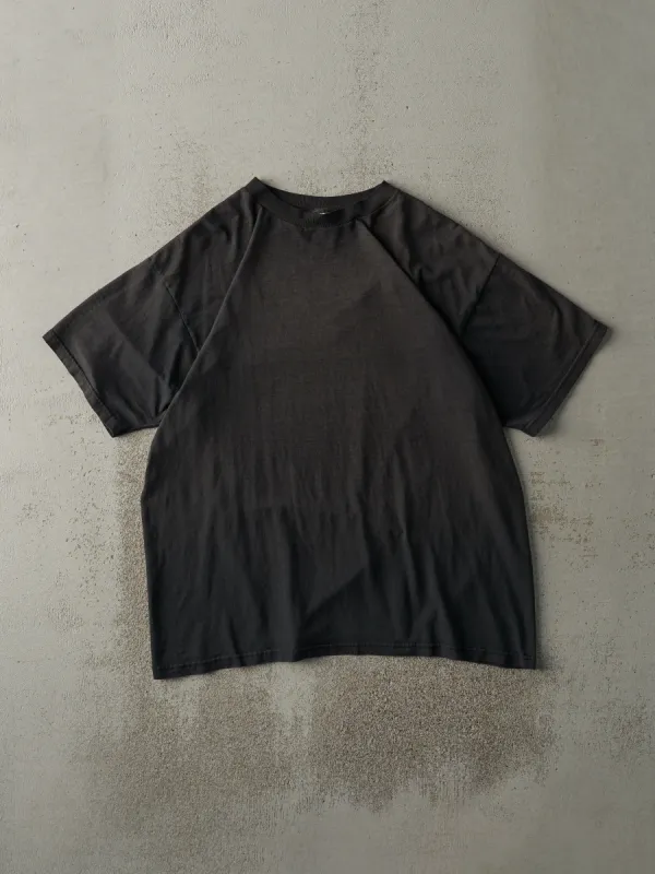 Vintage Y2K Faded Black Blank Tee (L) sold by Rebalance Vintage