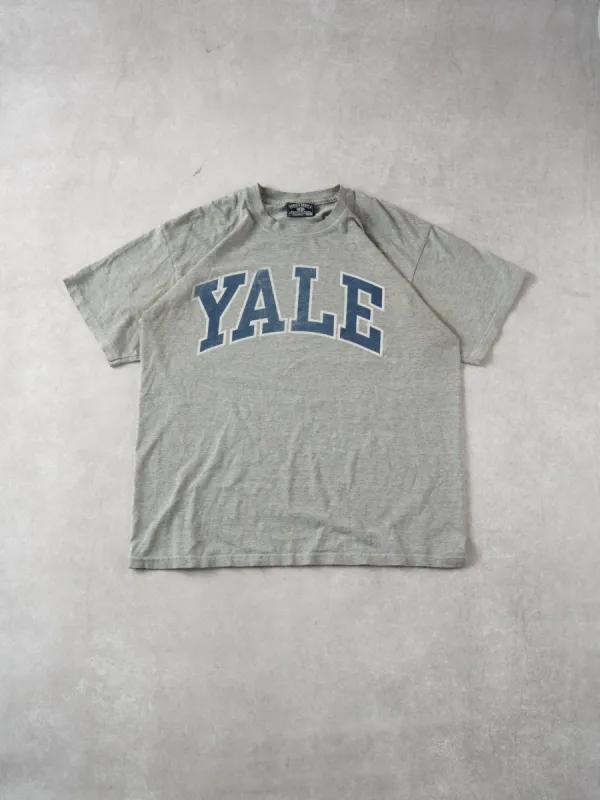 Vintage Grey Yale University Tee (M) sold by Rebalance Vintage