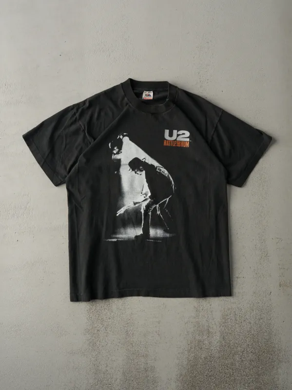 Vintage 88' Black U2 Rattle and Hum Single Stitch Tee (M) sold by Rebalance Vintage