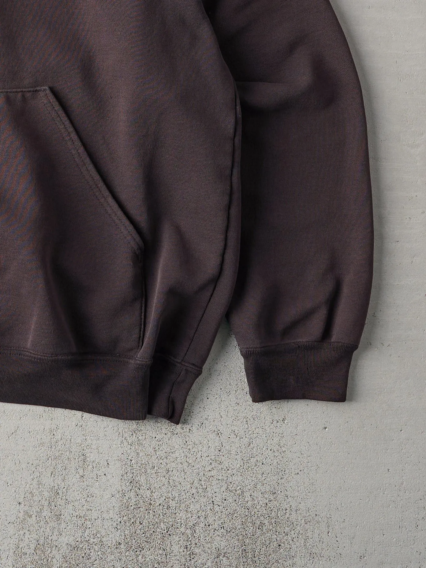 Vintage 90s Chocolate Brown Boxy Carhartt Hoodie (L/XL) sold by Rebalance Vintage product image thumbnail 3