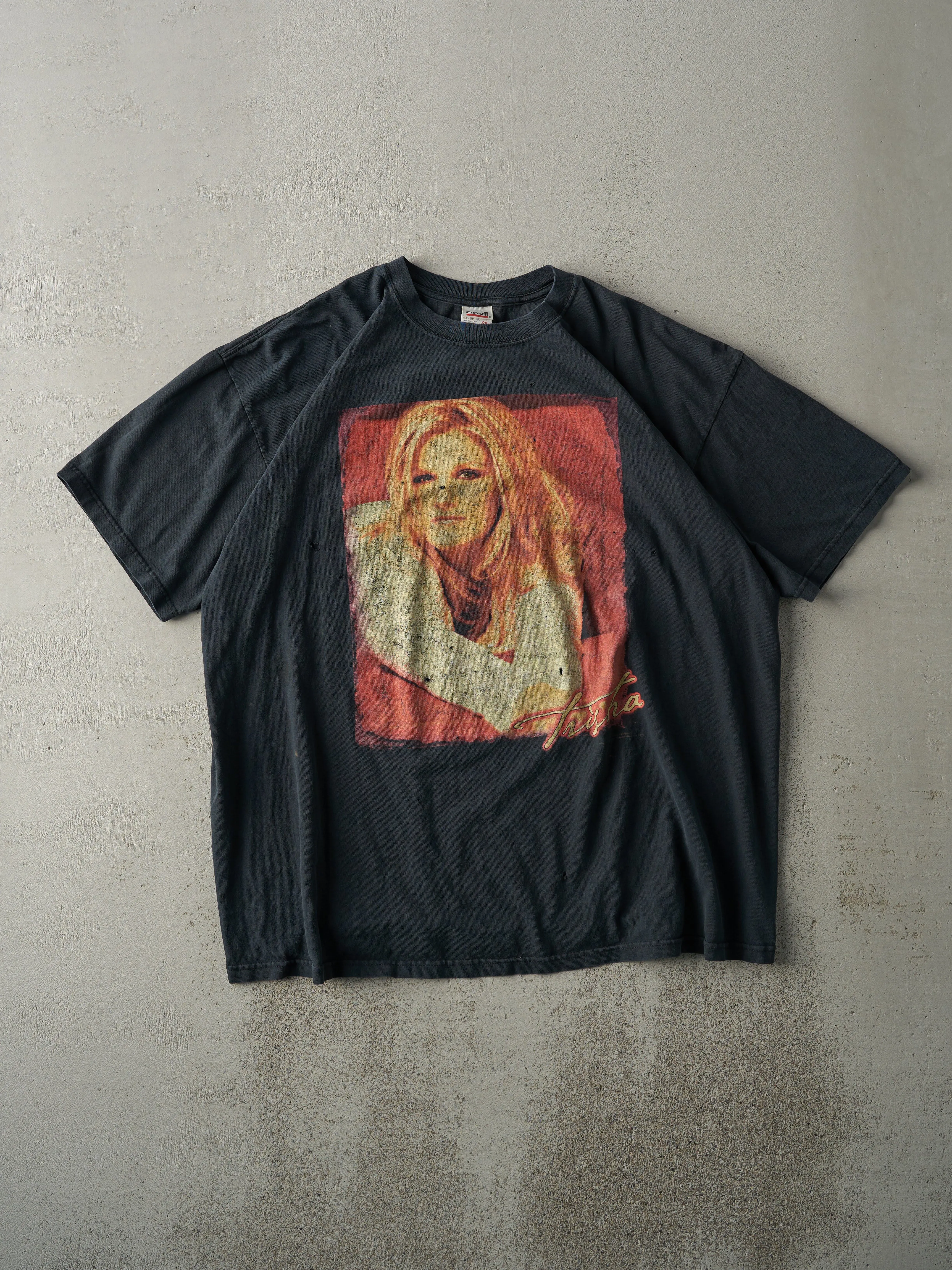 Vintage 02' Black Trisha Yearwood Tour Tee (XL) sold by Rebalance Vintage