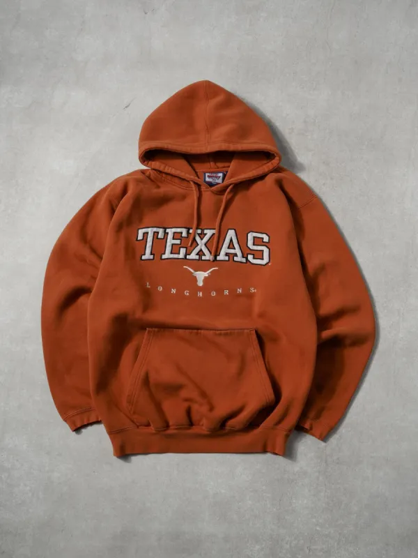 Vintage 90s Orange Texas Longhorn Embroidered Hoodie (M/L) sold by Rebalance Vintage
