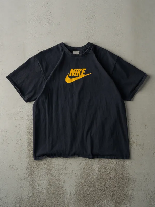 Vintage Y2K Black Nike Logo Tee (M) sold by Rebalance Vintage
