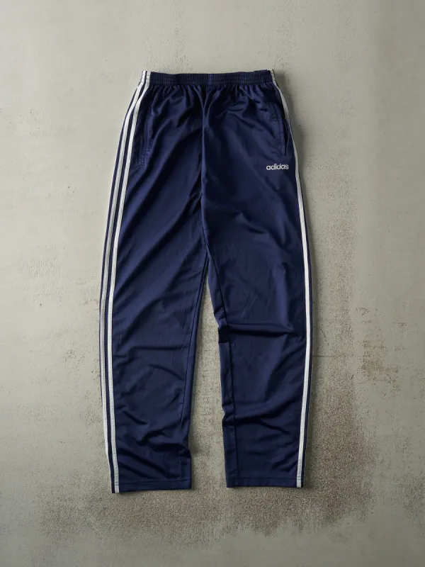 Vintage 90s Navy Blue Adidas Tear Away Track Pants (28x30.5) sold by Rebalance Vintage