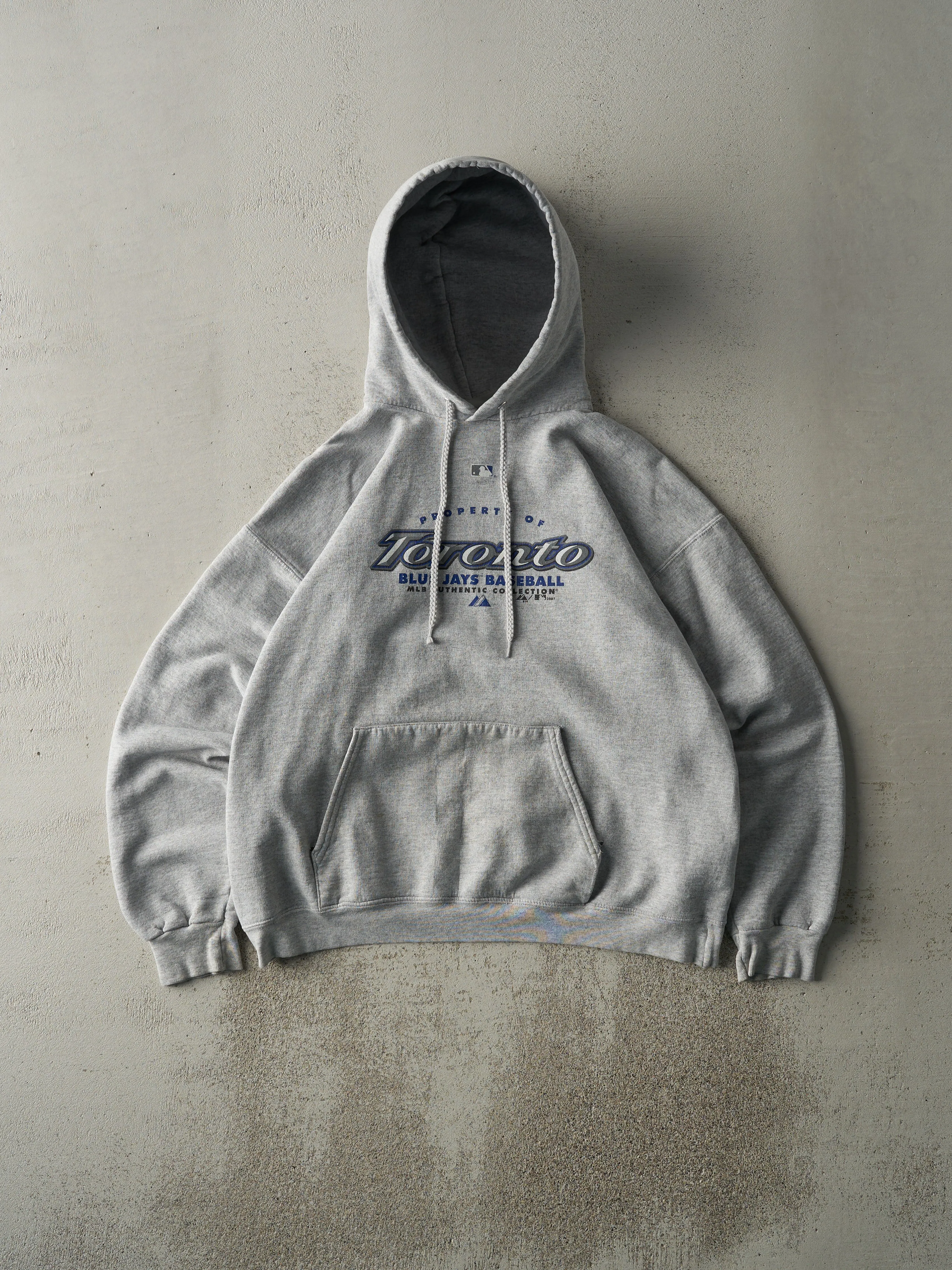 Vintage 07' Grey Toronto Blue Jays Hoodie (M) sold by Rebalance Vintage