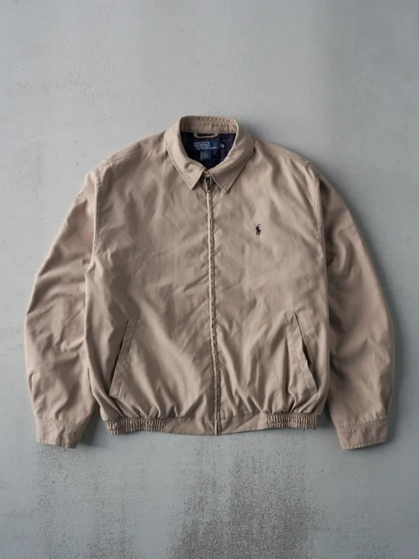 Vintage 90s Beige Polo Ralph Harrington Jacket (L) sold by Rebalance Vintage
