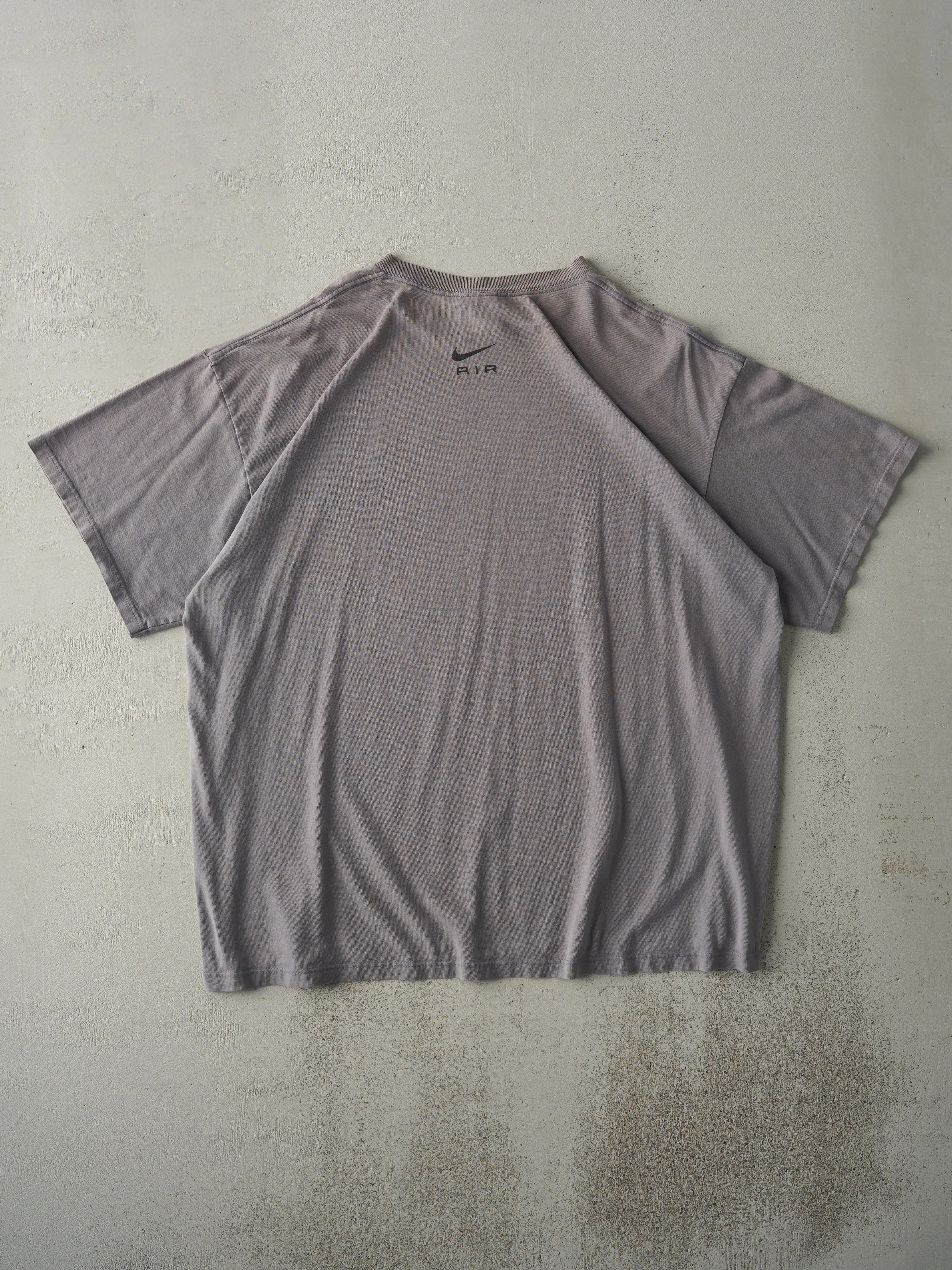 Vintage 90s Slate Grey Nike Air Tee (L) sold by Rebalance Vintage product image thumbnail 2