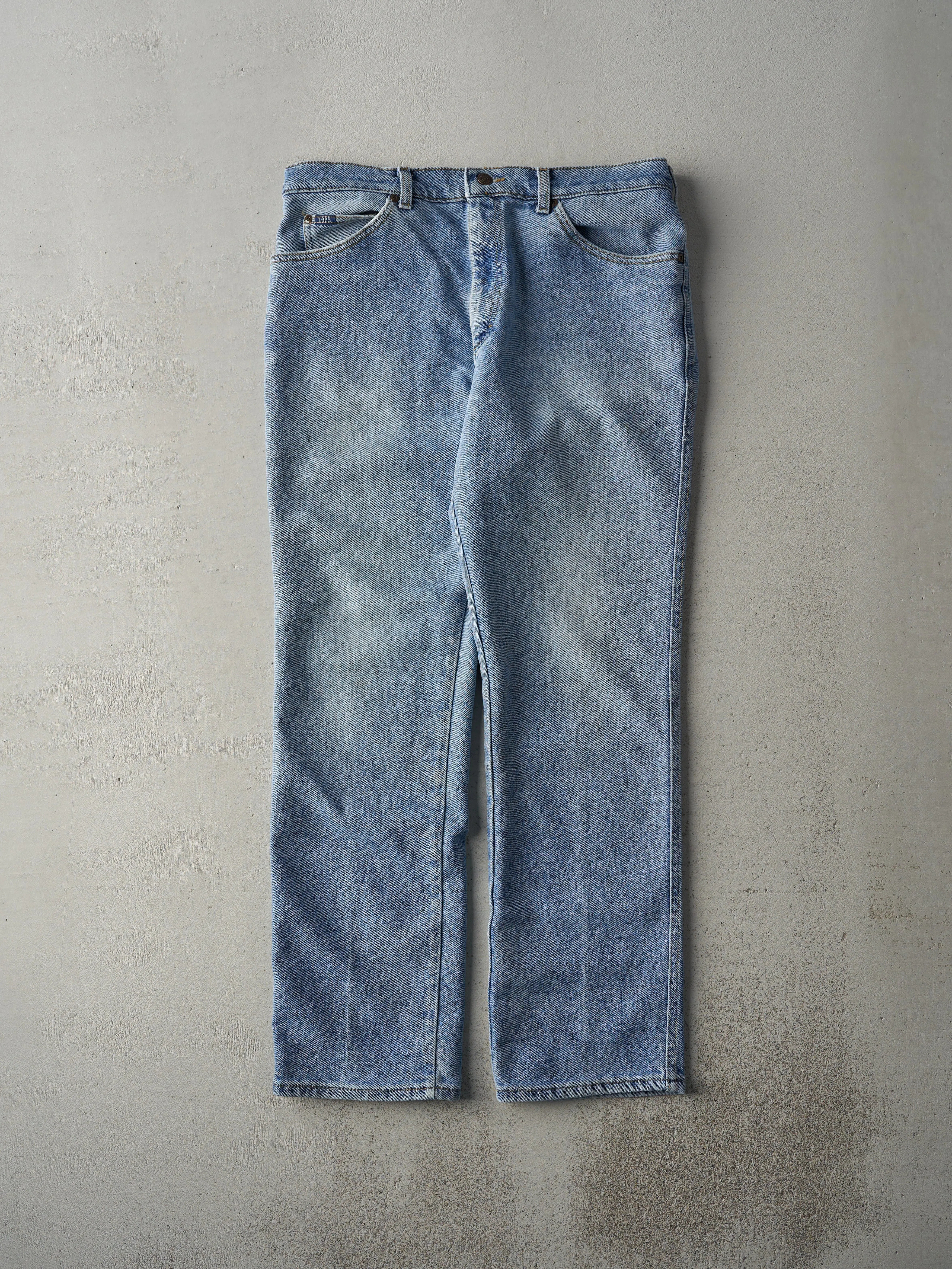 Vintage 80s Light Wash Lee Jeans (34x30) sold by Rebalance Vintage